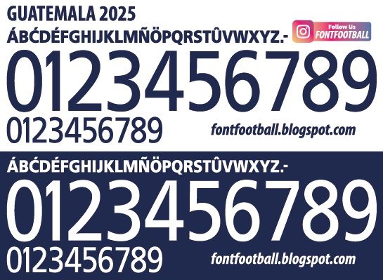 Font Vector Guatemala 2025 Shirt