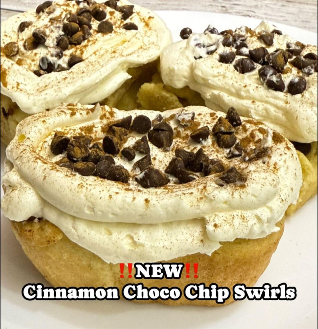 Lowcarb Cinnamon Choco Chip Swirl (Big) Buns 