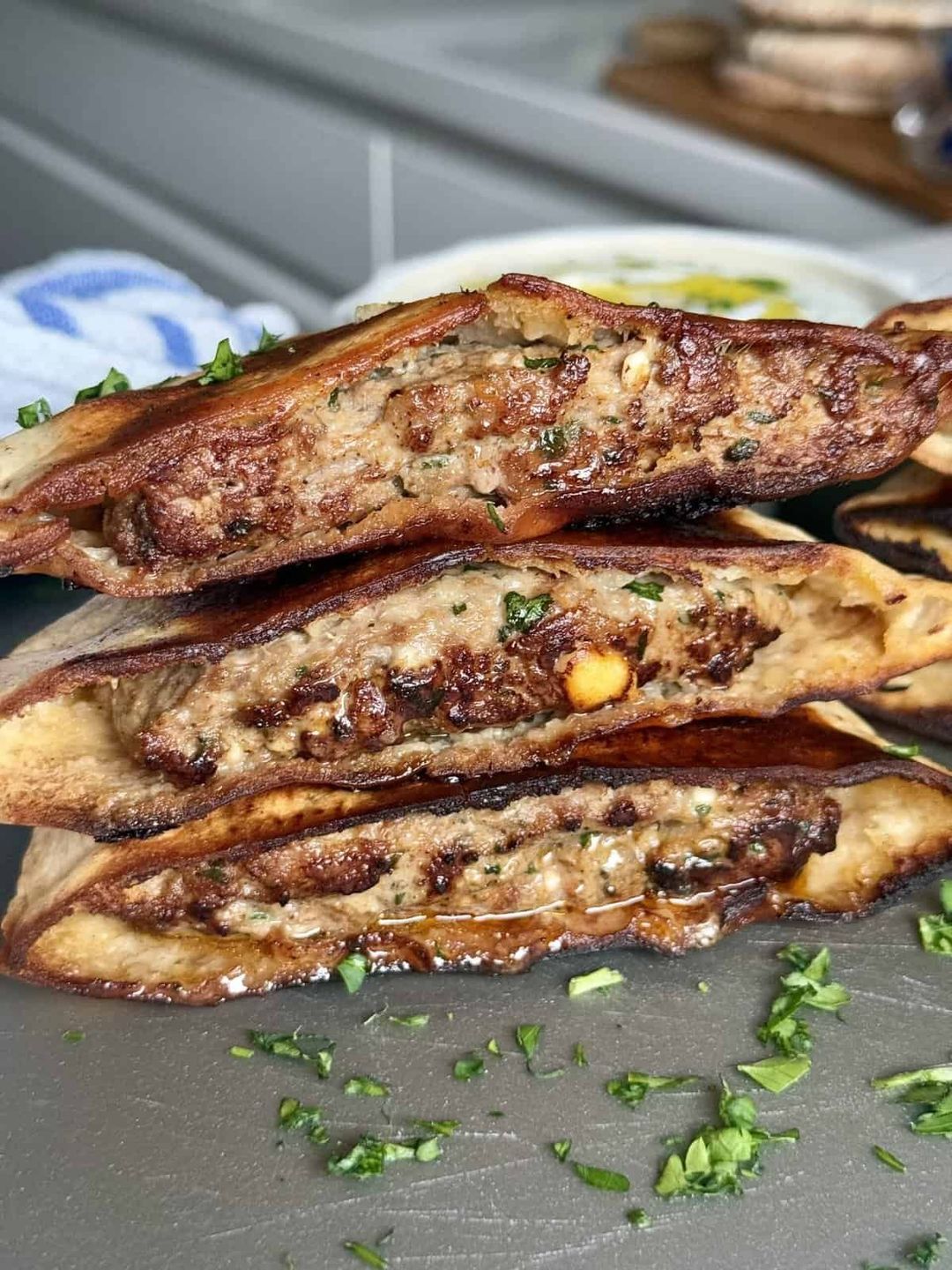 Arayes Meat Cheese