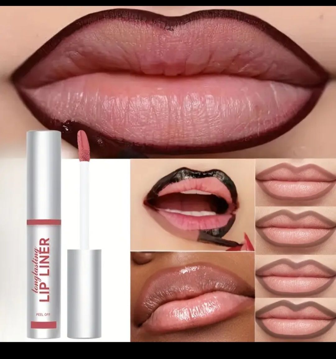 Peel of lip liner