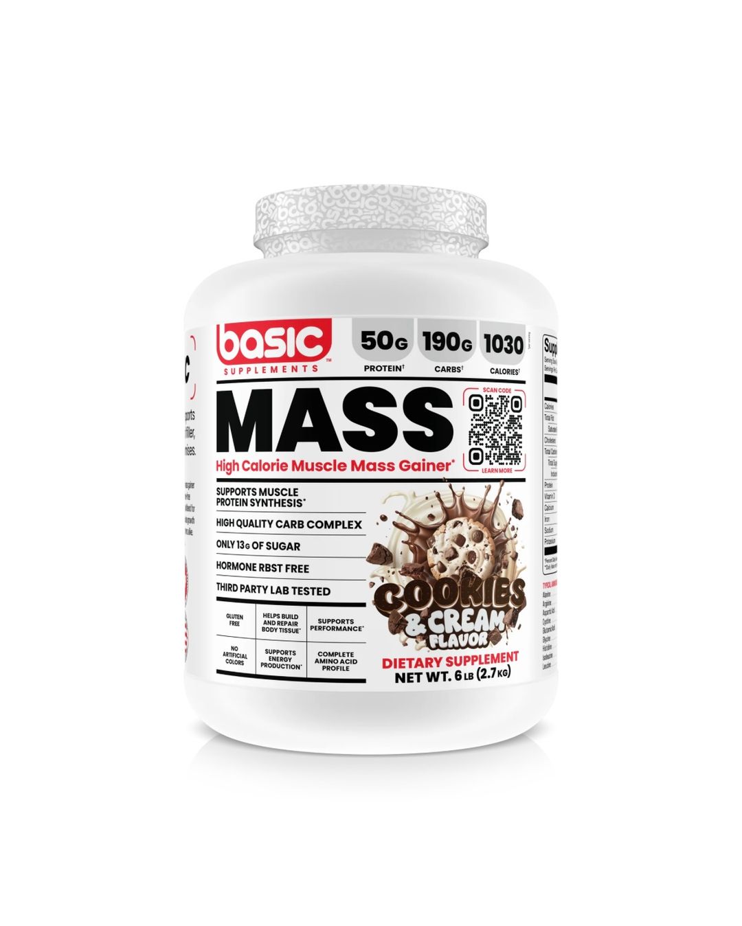 BASIC SUPPLEMENTS BASIC MASS 6LBS COOKIES
