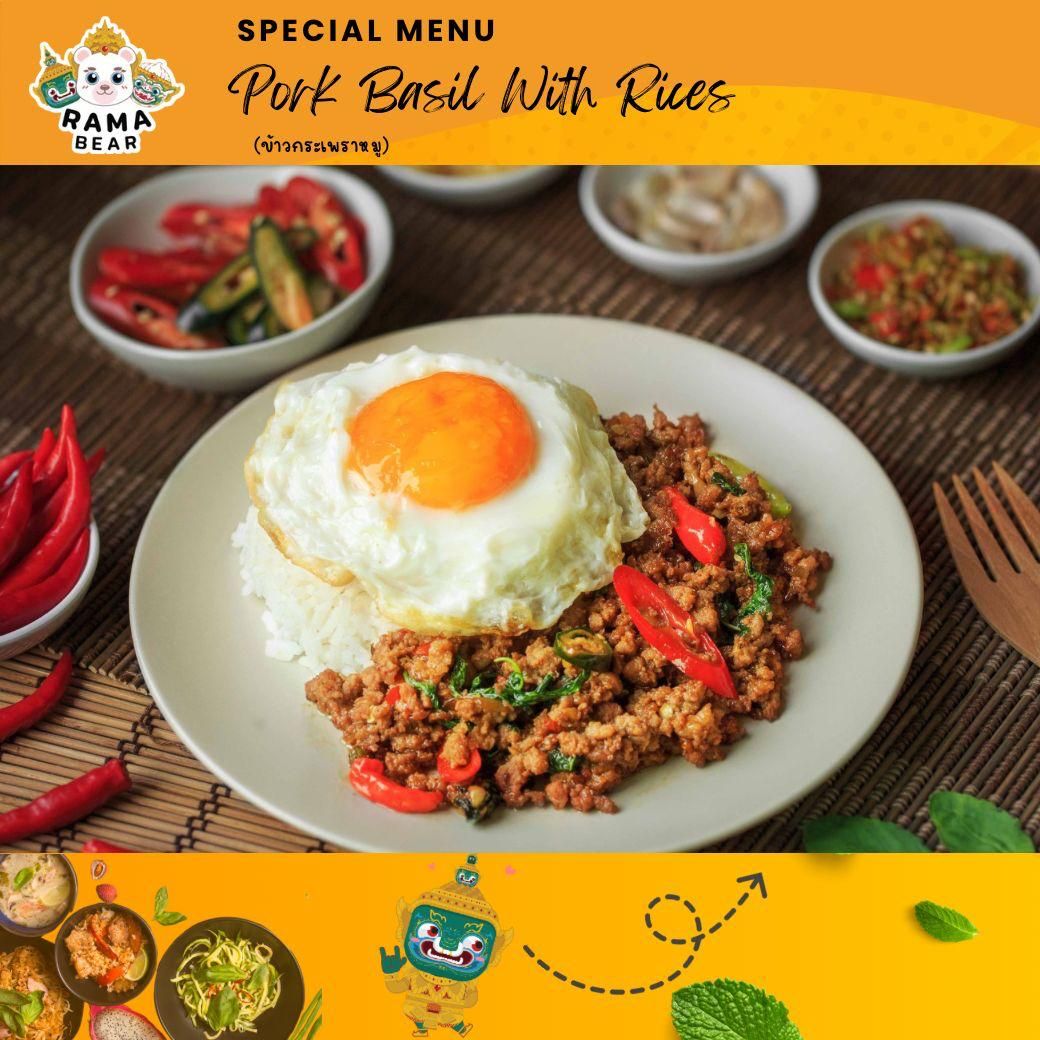 Signature Thai Basil Pork - Krapow Moo