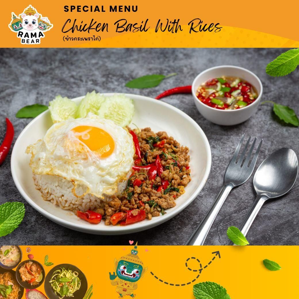 Signature Thai Basil Chicken - Krapow Gai 