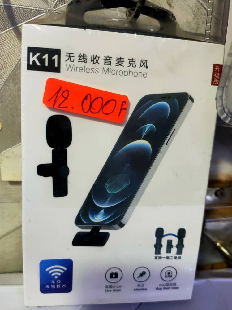 Micro-cravate Sans Fil K11 – Compatible Smartphone 📱🎤_article_N°:CAI_0109