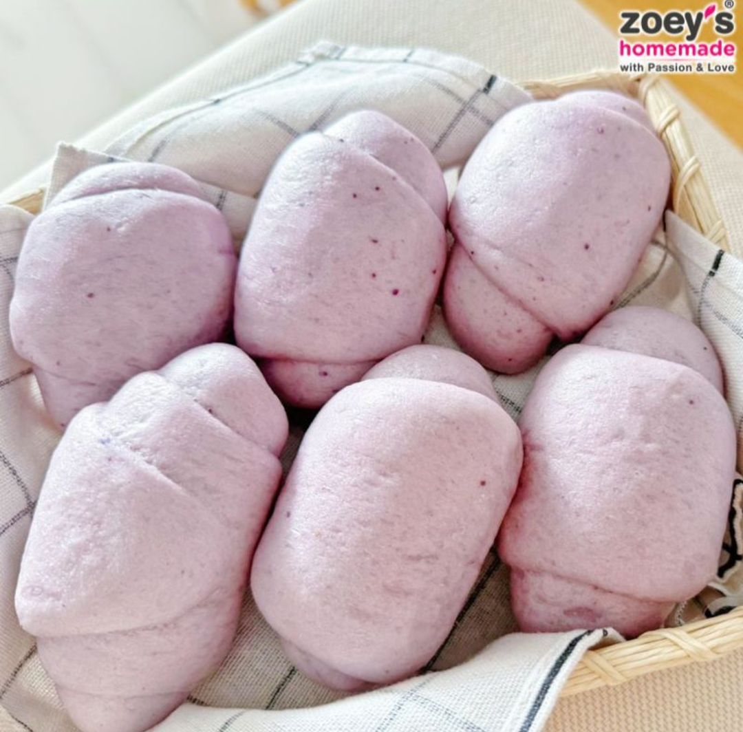 Zoey Purple Chinese Yam Flower Roll (6pcs)