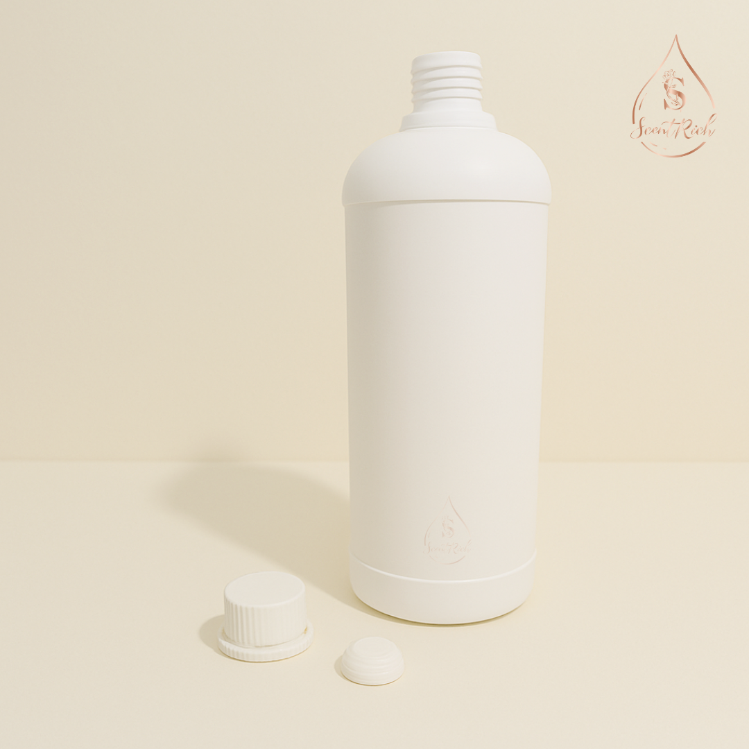 1 Litre HDPE White Bottle