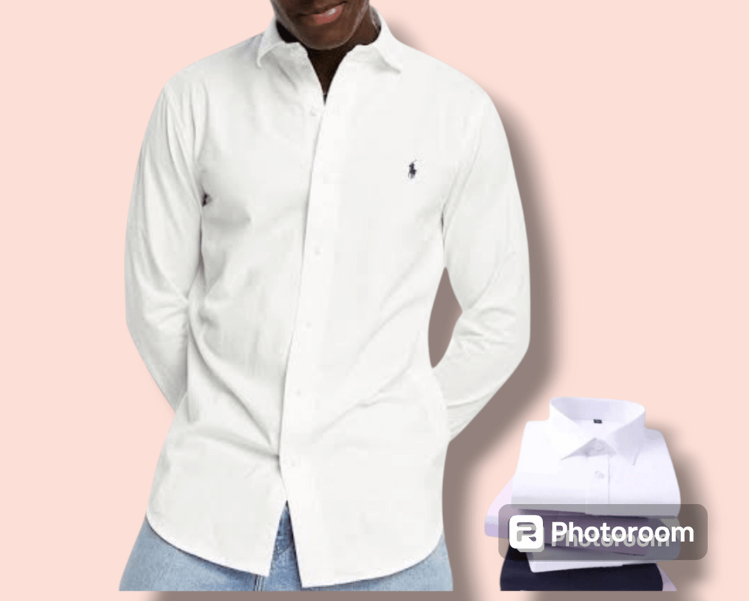 Long Sleeves Plain Shirts 