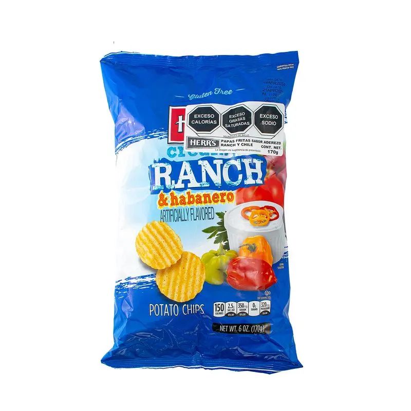 Chips Creamy Ranch & Habanero Herr's 6 - oz