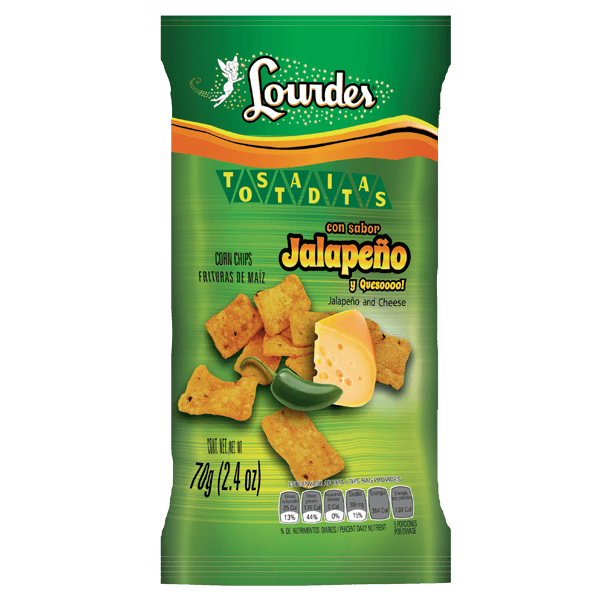 Tostaditas Sabor Jalapeño Lourdes 70 Gr.