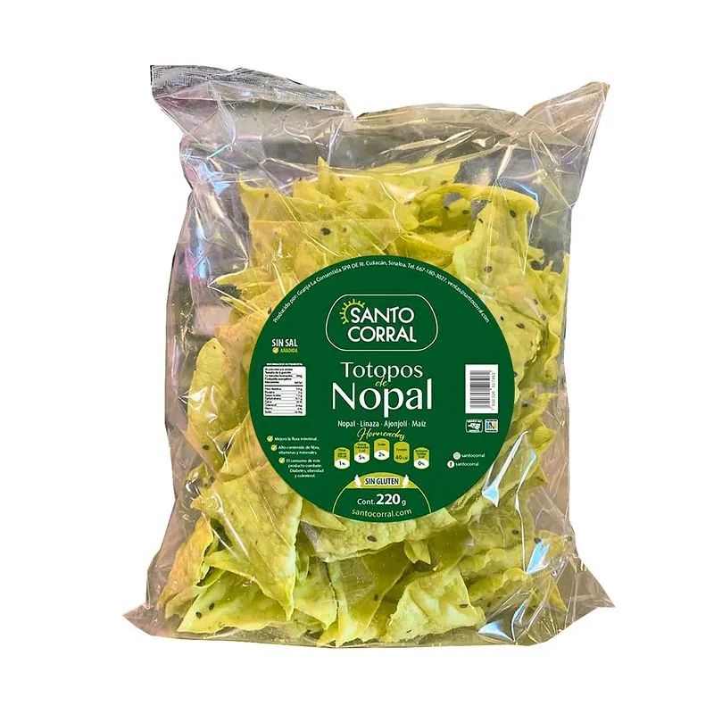 Totopos Nopal Santo Corral 200 Gr.