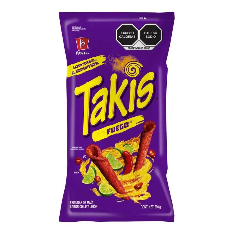 Takis Fuego Barcel 200 Gr.