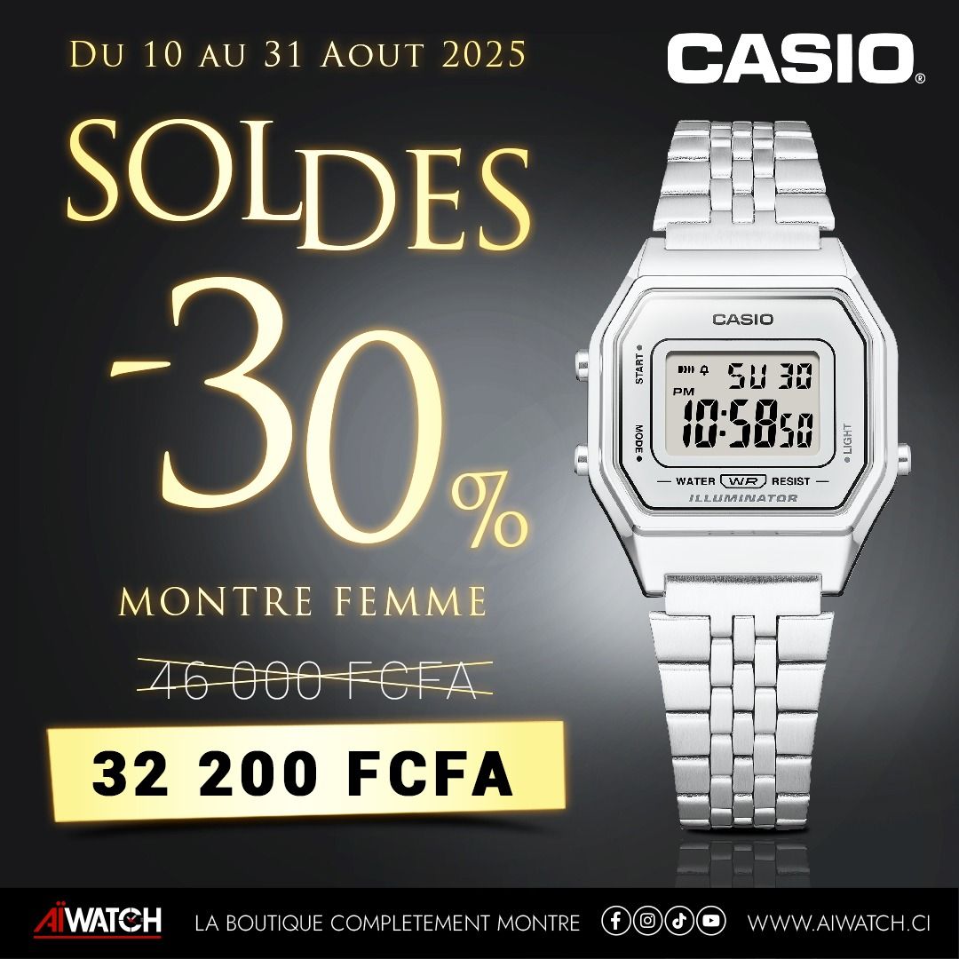 Montre Femme - LA680WA-7DF - Retro-Vintage