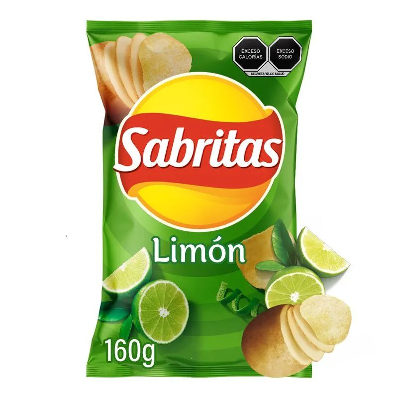 Papas Limon Sabritas 170 Gr.