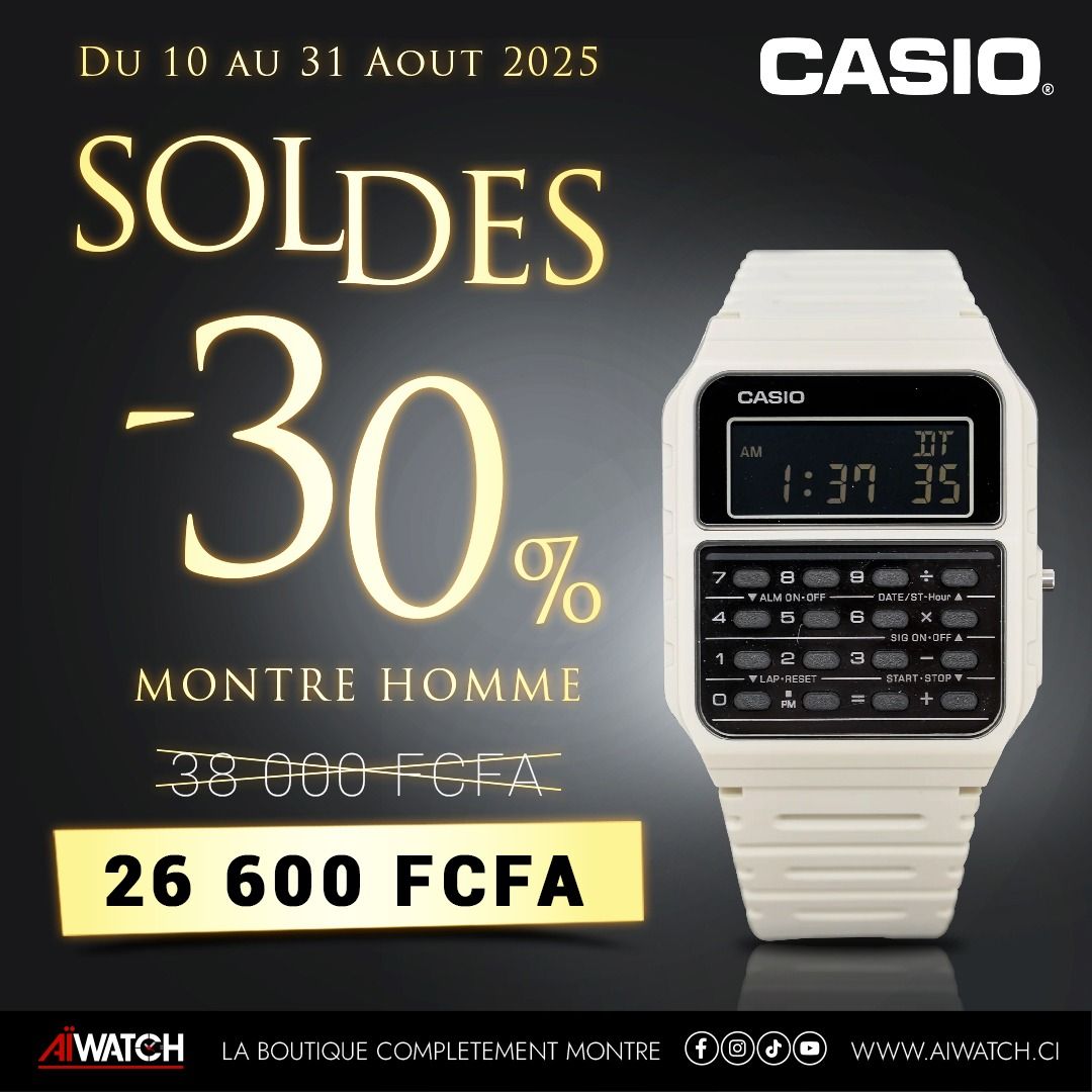 Montre Homme - CA-53WF-8BDF - Collection Jeunesse