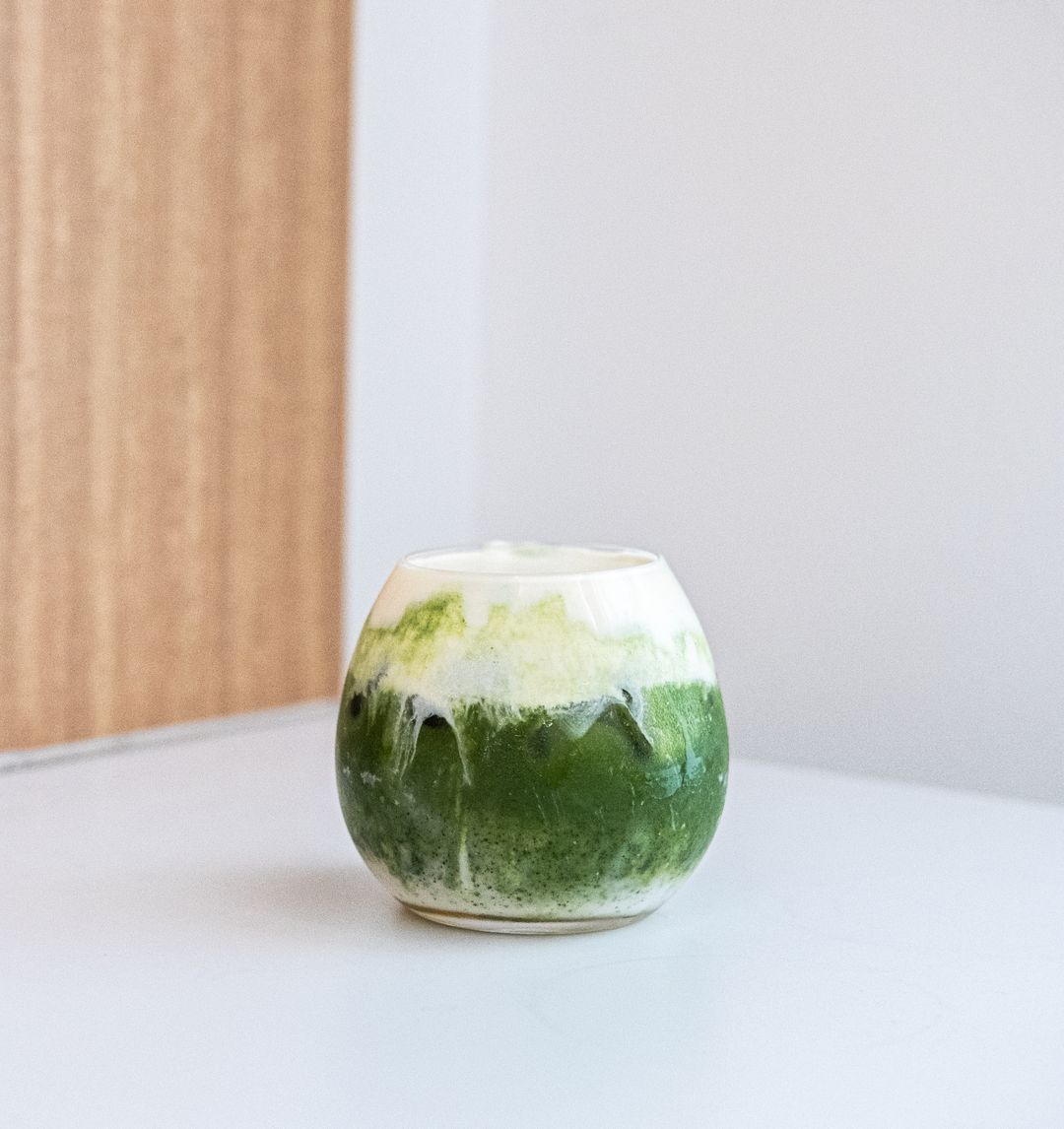 Sea salt honey butter matcha