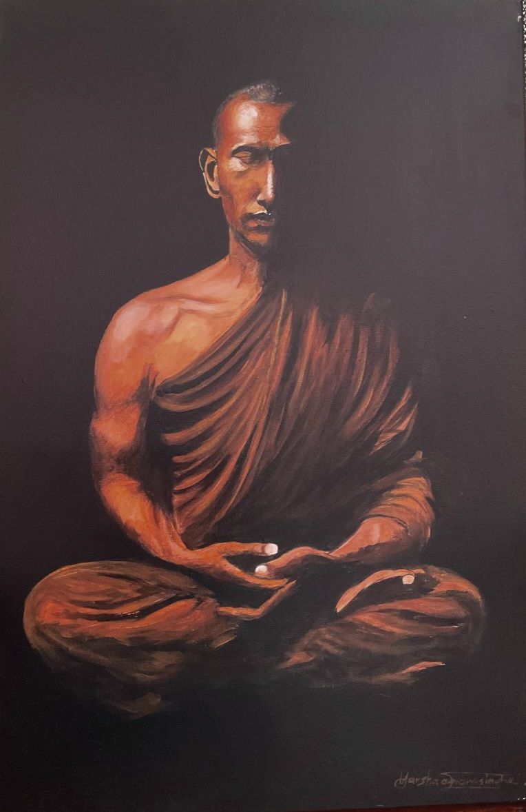 Meditation monk