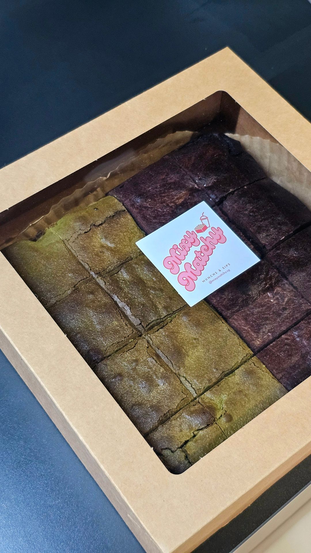 Dual Bliss Brownie 8x8 inch