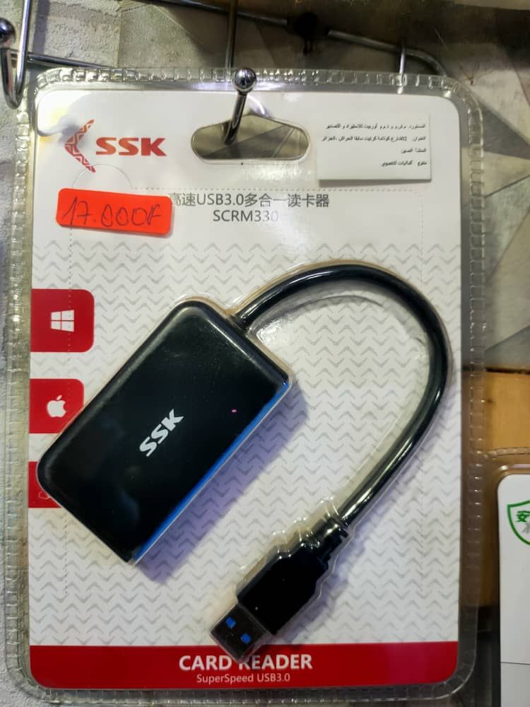Lecteur de cartes SSK SCRM330 USB 3.0_article_N°:CAI_0106