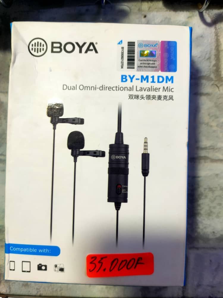 Micro-cravate double omnidirectionnel BOYA BY-M1DM_article_N°:CAI_0105