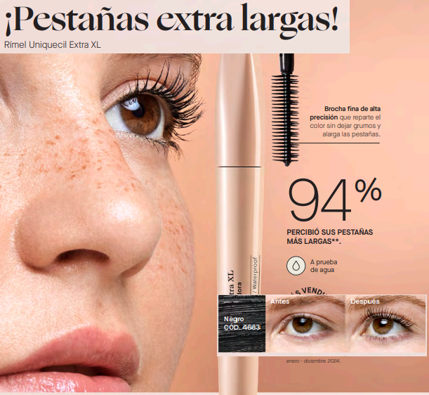 Define y rellena tus labios fácilmente Delineador Retráctil para Labios *Prueba de percepción en condiciones normales de uso. A prueba de agua Producto vegano Vino CÓD. 6254 Rojo CÓD. 6255 Nude CÓD. 6256 Toffee CÓD. 6259 › Textura cremosa de fácil deslizamiento. › No se transfiere. Definición, alta precisión y