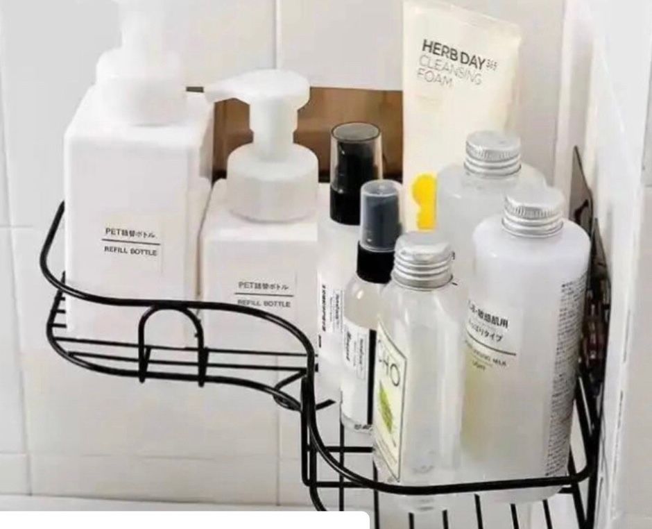 Bathroom corner rack 
