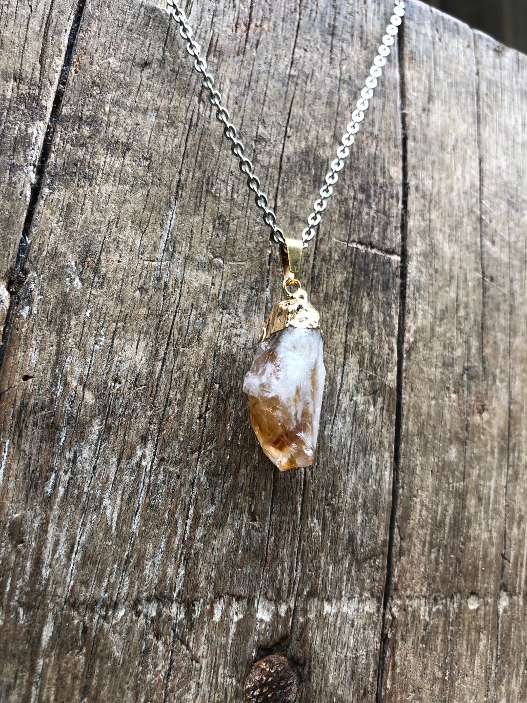 Pendentif citrine 