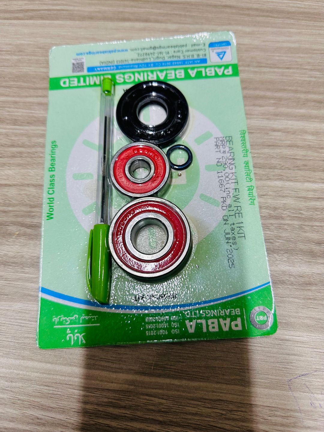 PABLA BEARING FRONT 11667