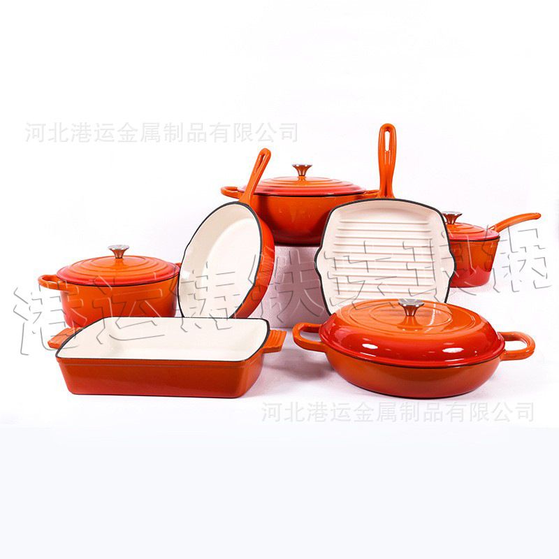 Cast iron pot 7 set