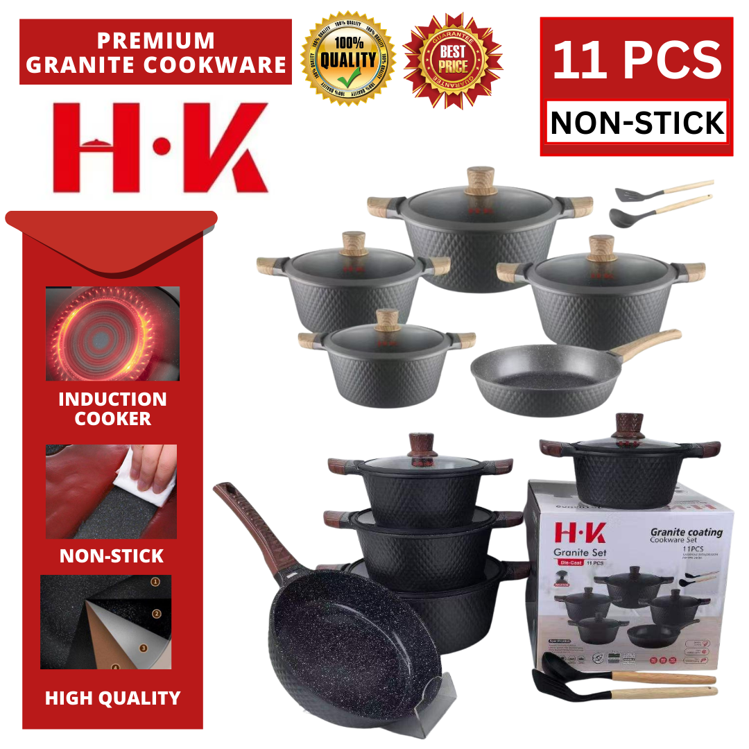 HK11 PREMIUM GRANITE COOKWARE (PERIUK)