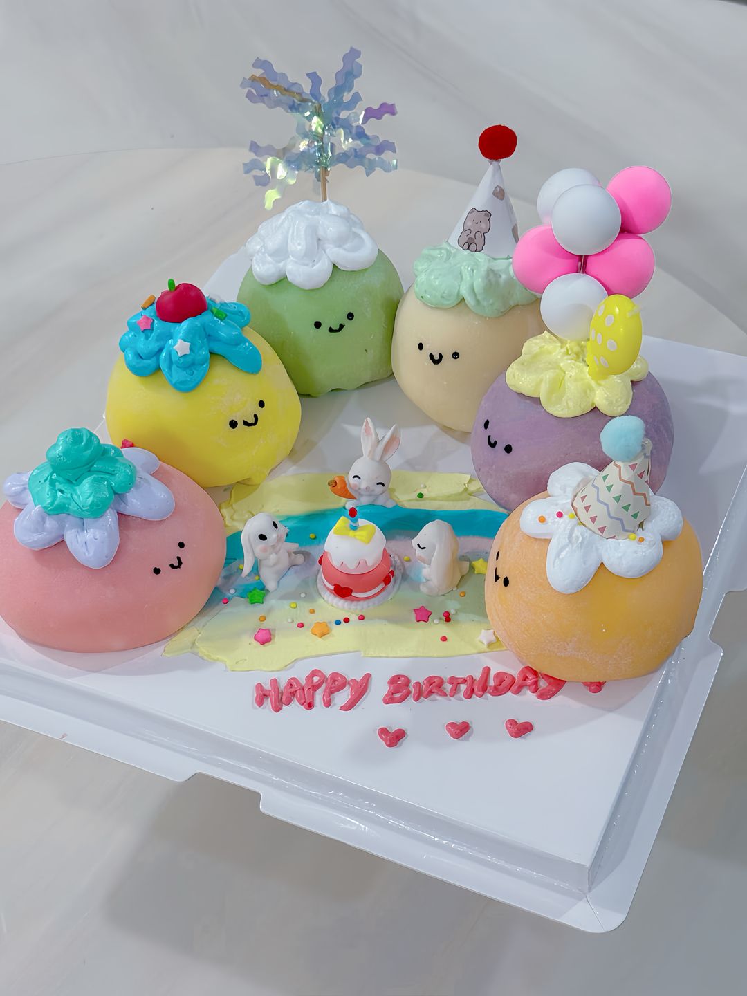 Birthday Mochi Cake