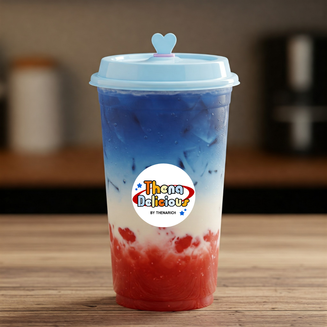 Strawberry Milk Blue Tea