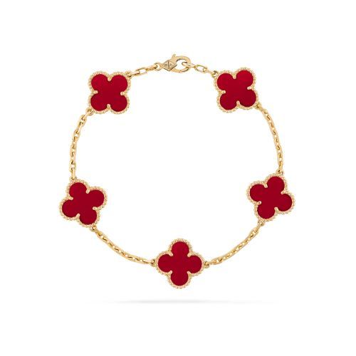 Vintage Alhambra 5 motifs bracelet