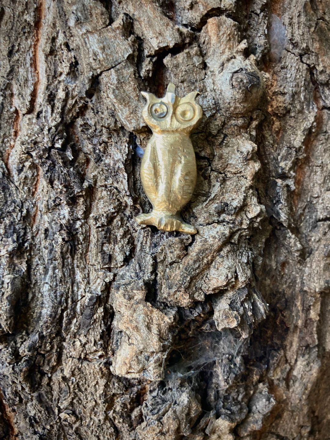 Owl Bronze Pendant