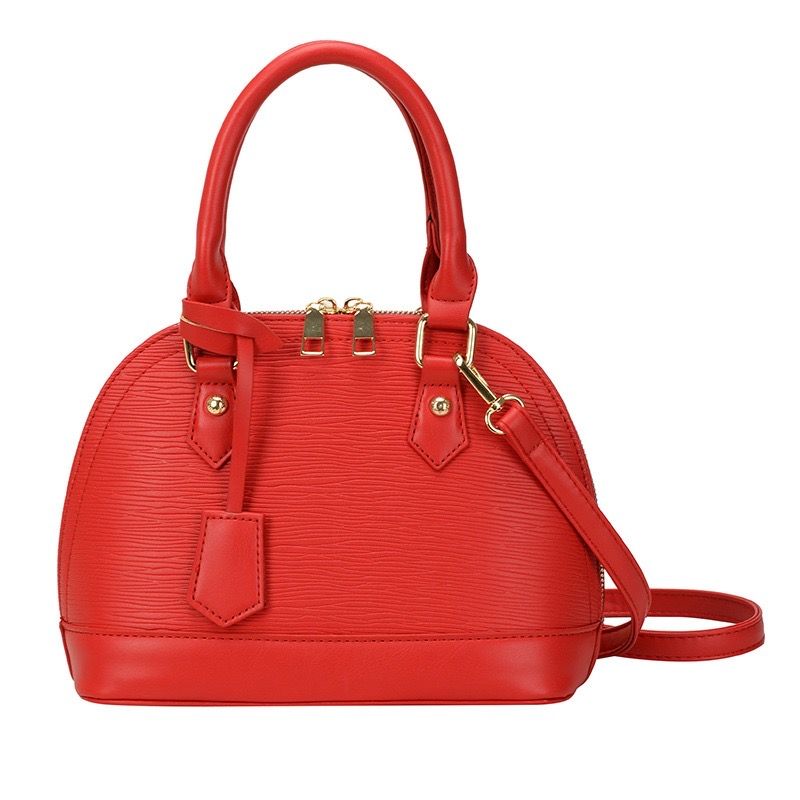 Shell Shape PU Bag-Red