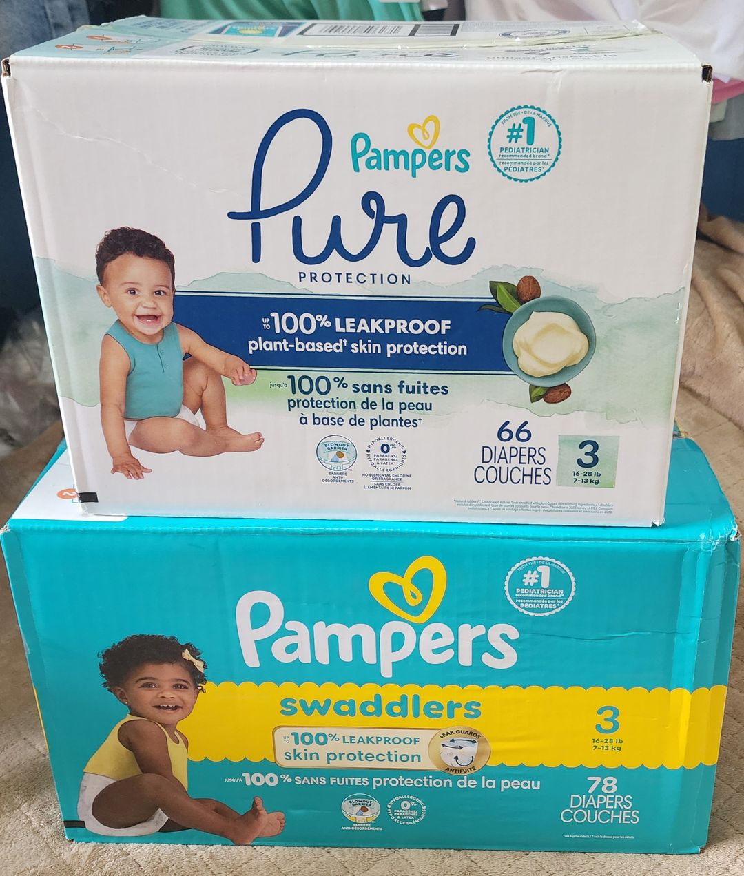 ⚡️Pampers bundle size 3⚡️