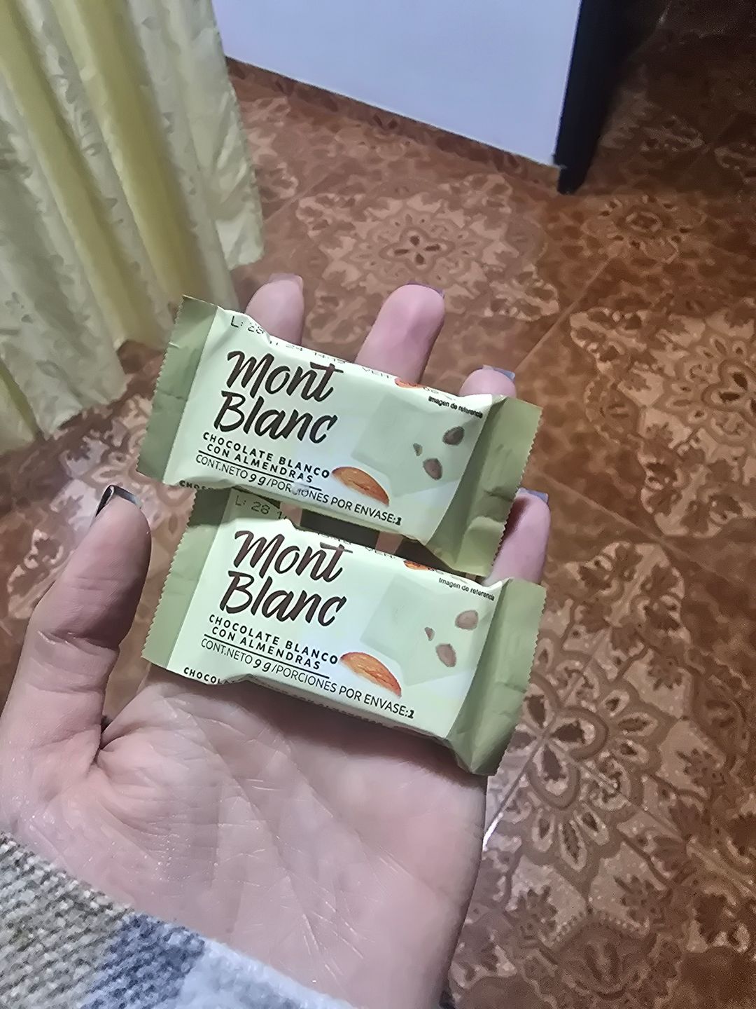 Chocolatina mont blanc x2