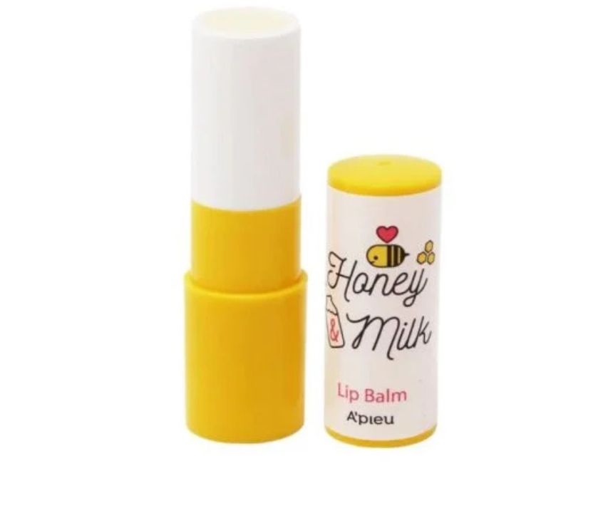 A’PIEU Baume à Lèvres Miel Et Lait lèvres Sèches et Gercée 3.3g