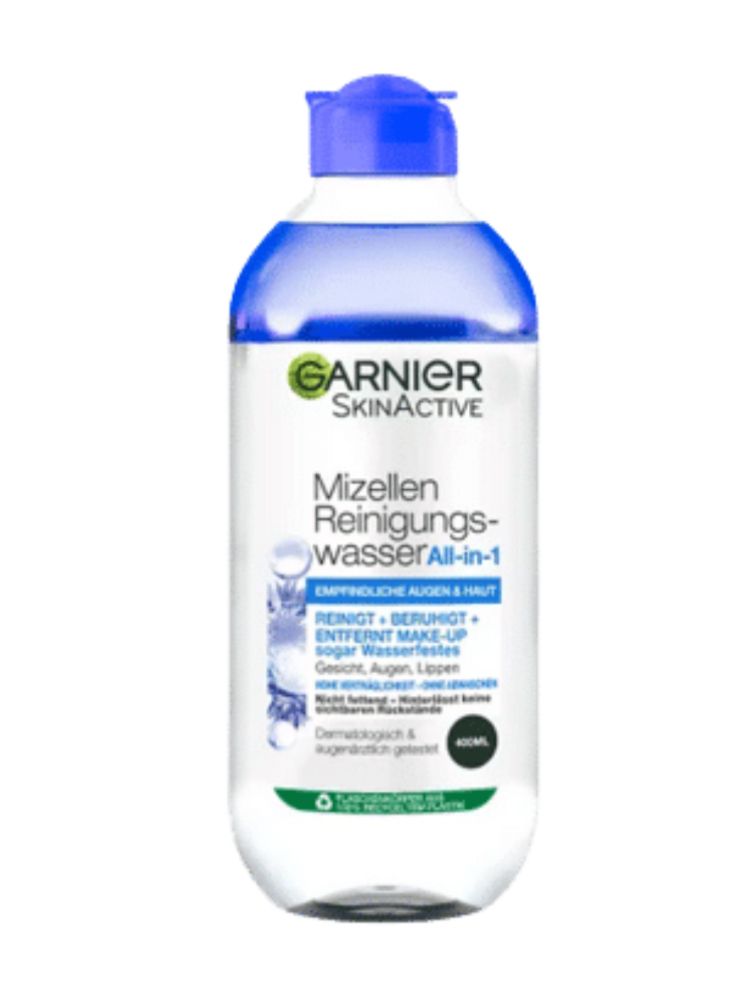 GARNIER Eau Micellaire Démaquillante à l’extrait de bleuet – peau sensible 400 ml