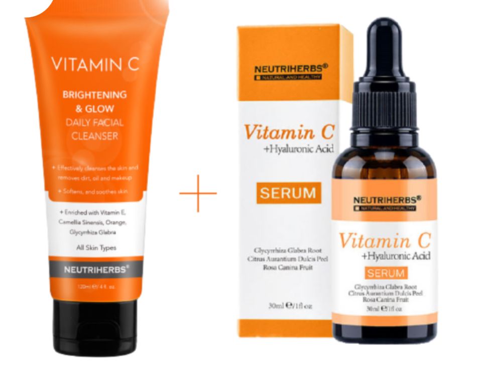 Neutriherbs Vitamine C Pack Nettoyant 120 ml + Sérum Vitamine C 30 ml