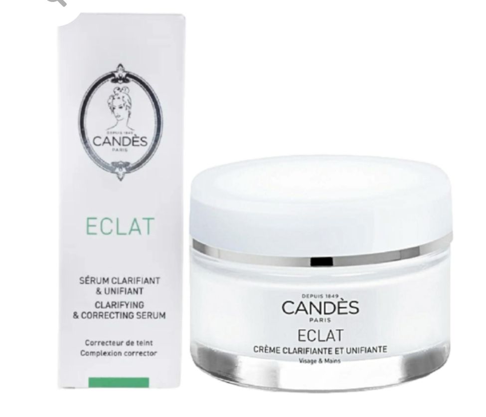 Candés Éclat et Pureté Duo Soins Clarifiants Visage Creme + Serum