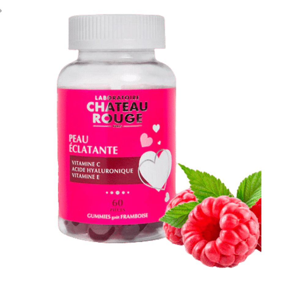 Chateau Rouge Gummies Peau Éclatante 60 gummies