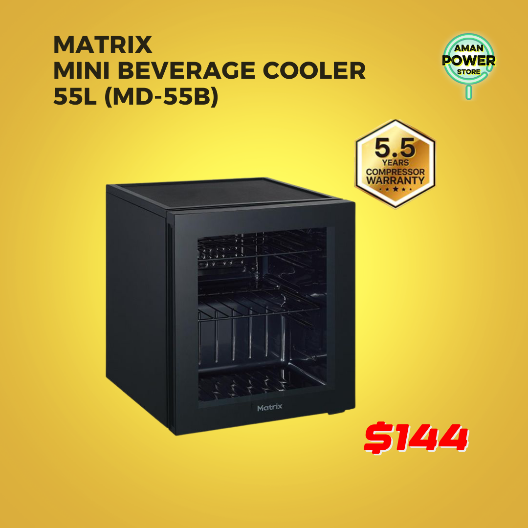 MATRIX MINI BEVERAGE COOLER 55L (MD-55B)
