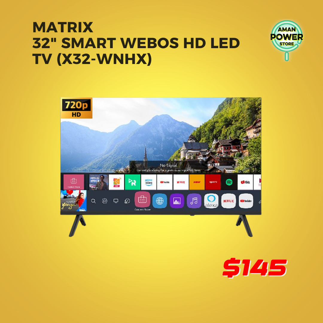 MATRIX 32" SMART WEBOS HD LED TV (X32-WNHX)