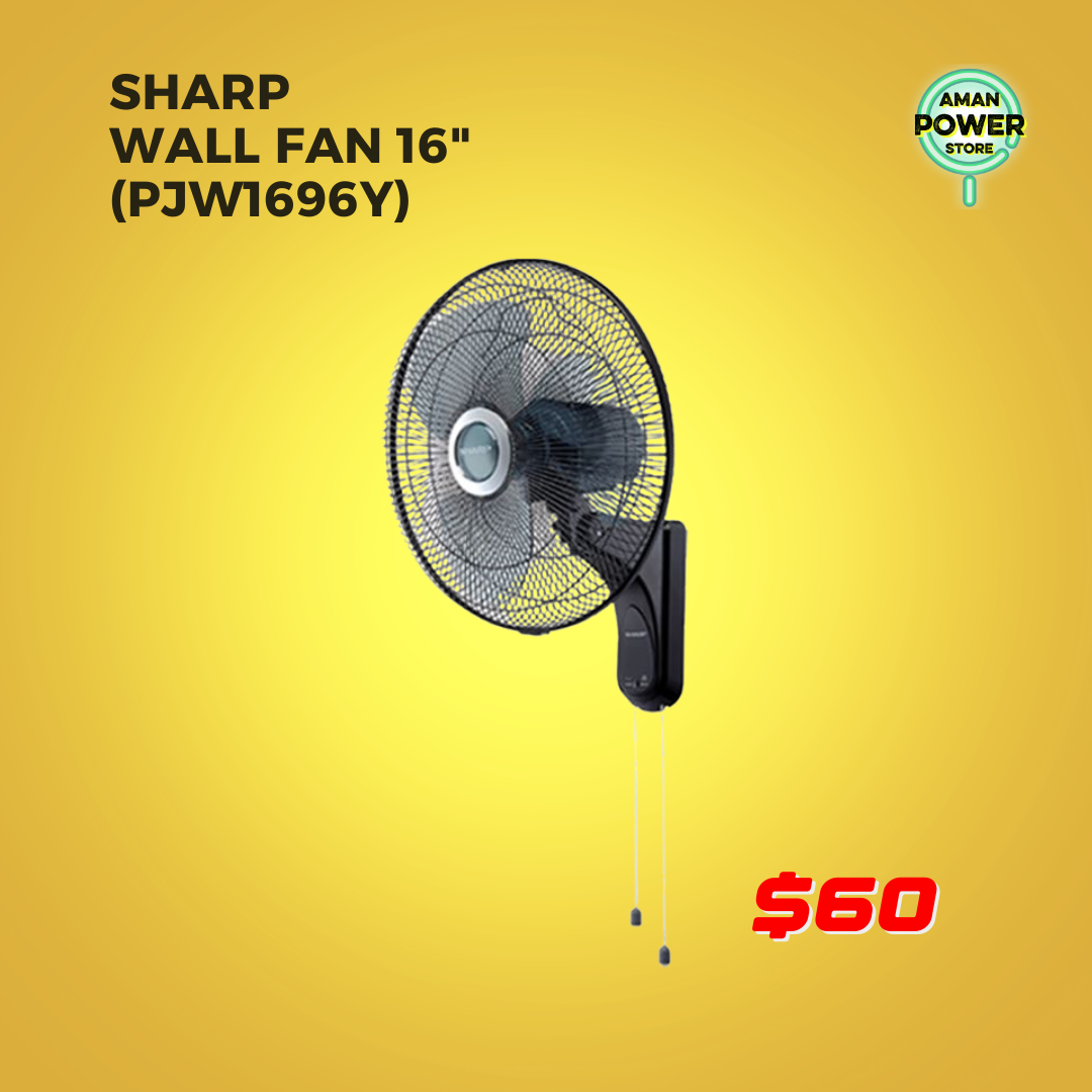 SHARP WALL FAN 16" (PJW1696Y)