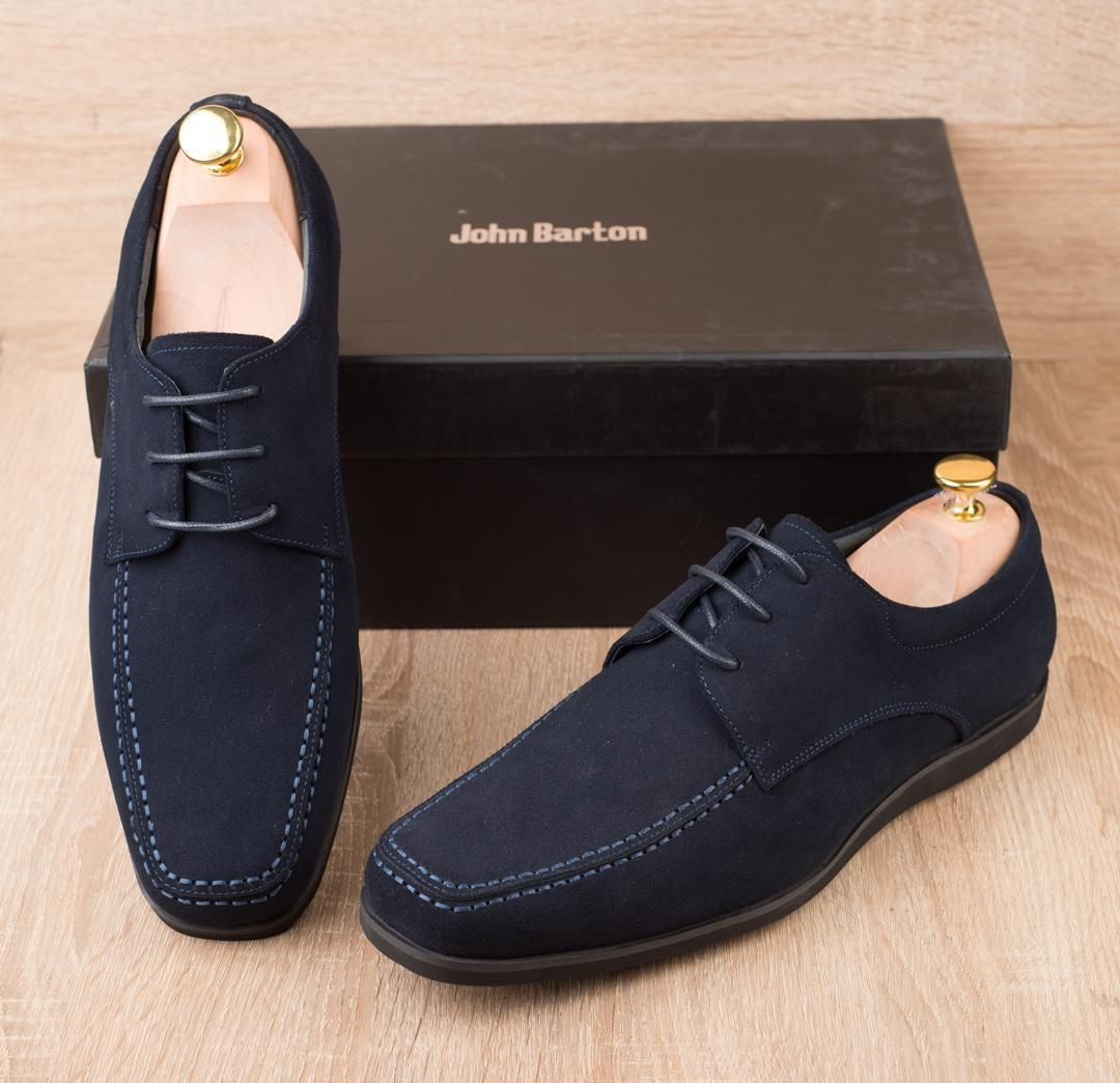 John Barton daim bleu 