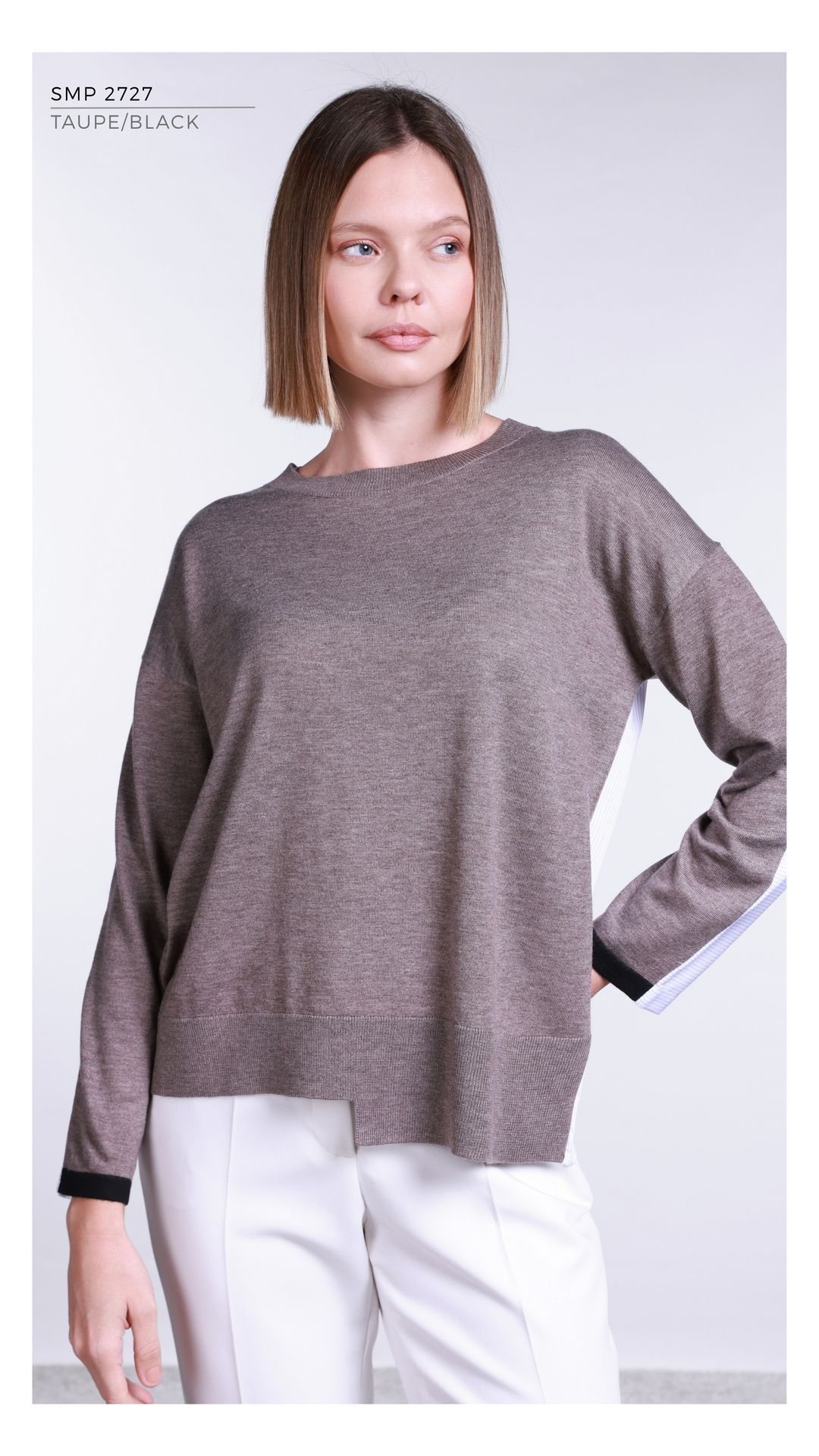 SMP2727 - TAUPE/BLACK
