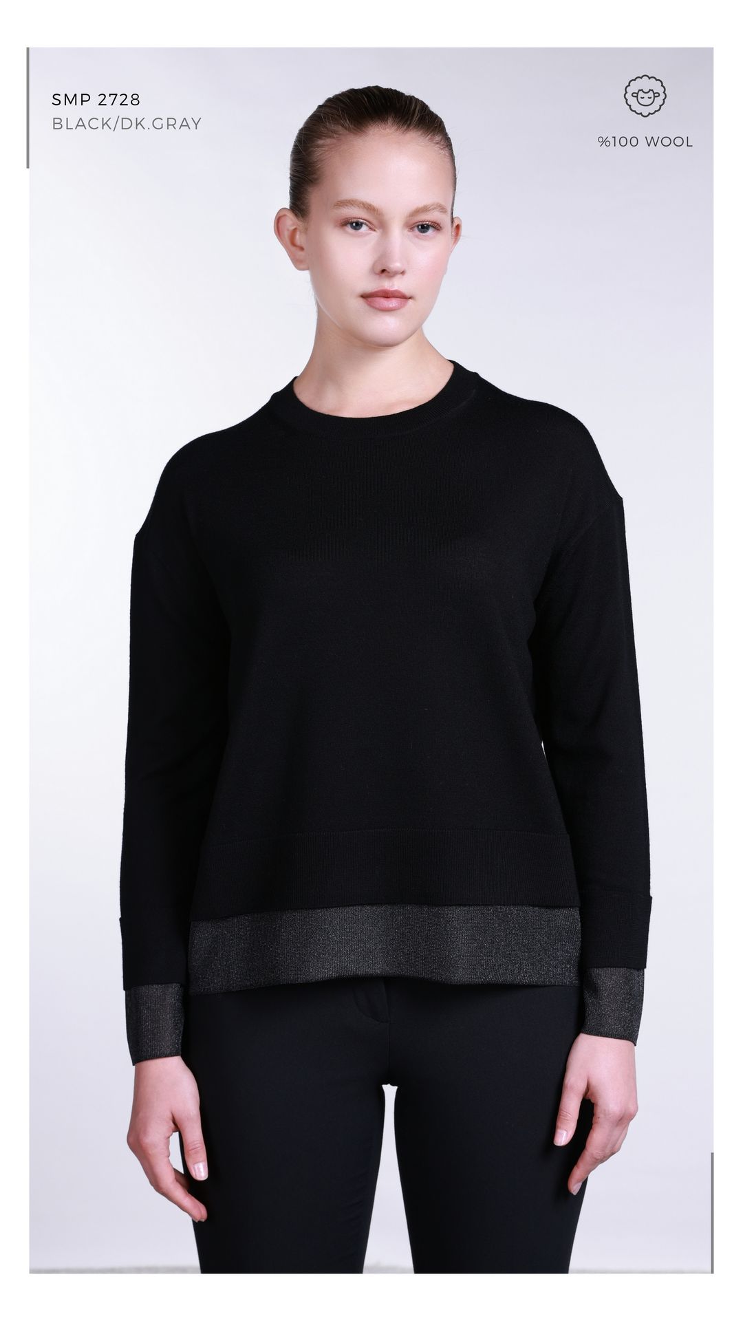 SMP2728 - BLACK/DK.GRAY