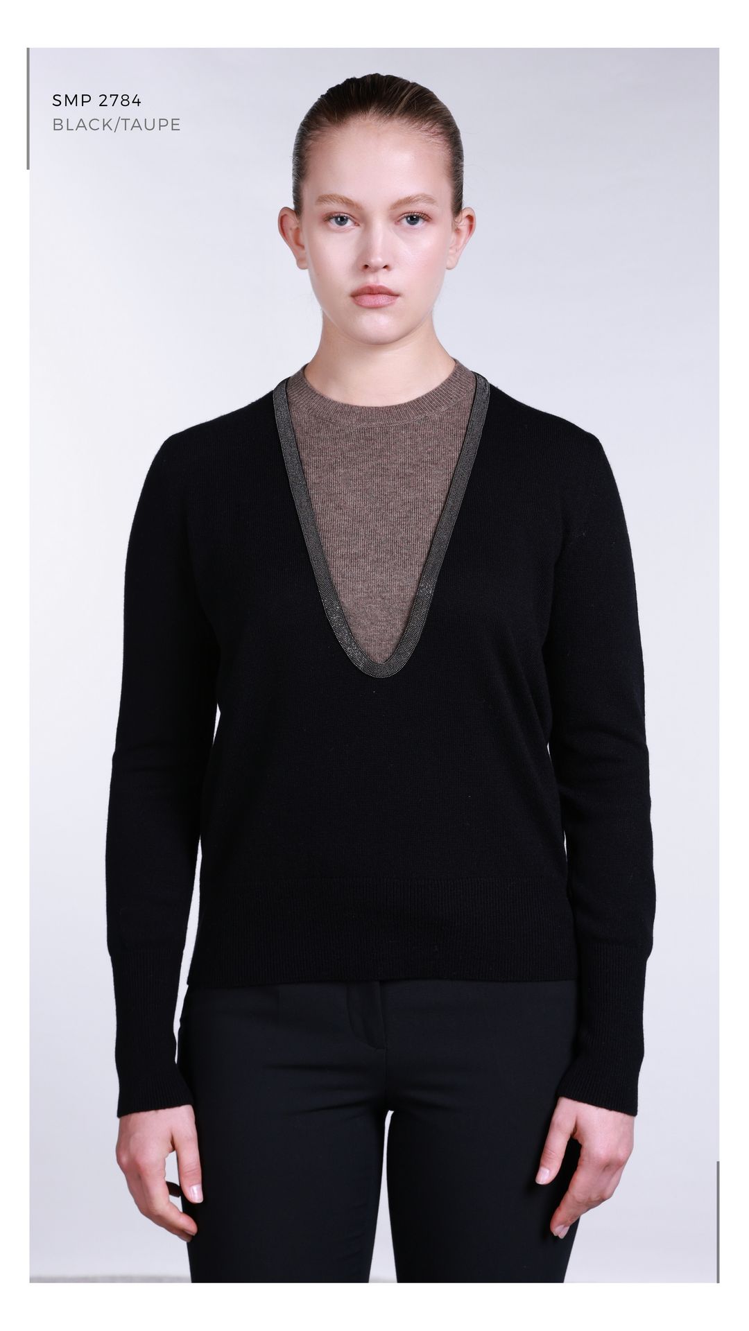 SMP2784 - BLACK/TAUPE