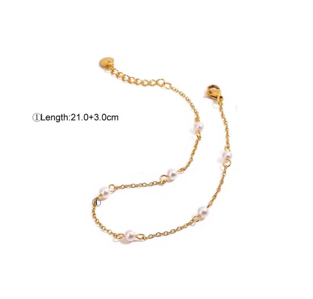 Pearline anklet