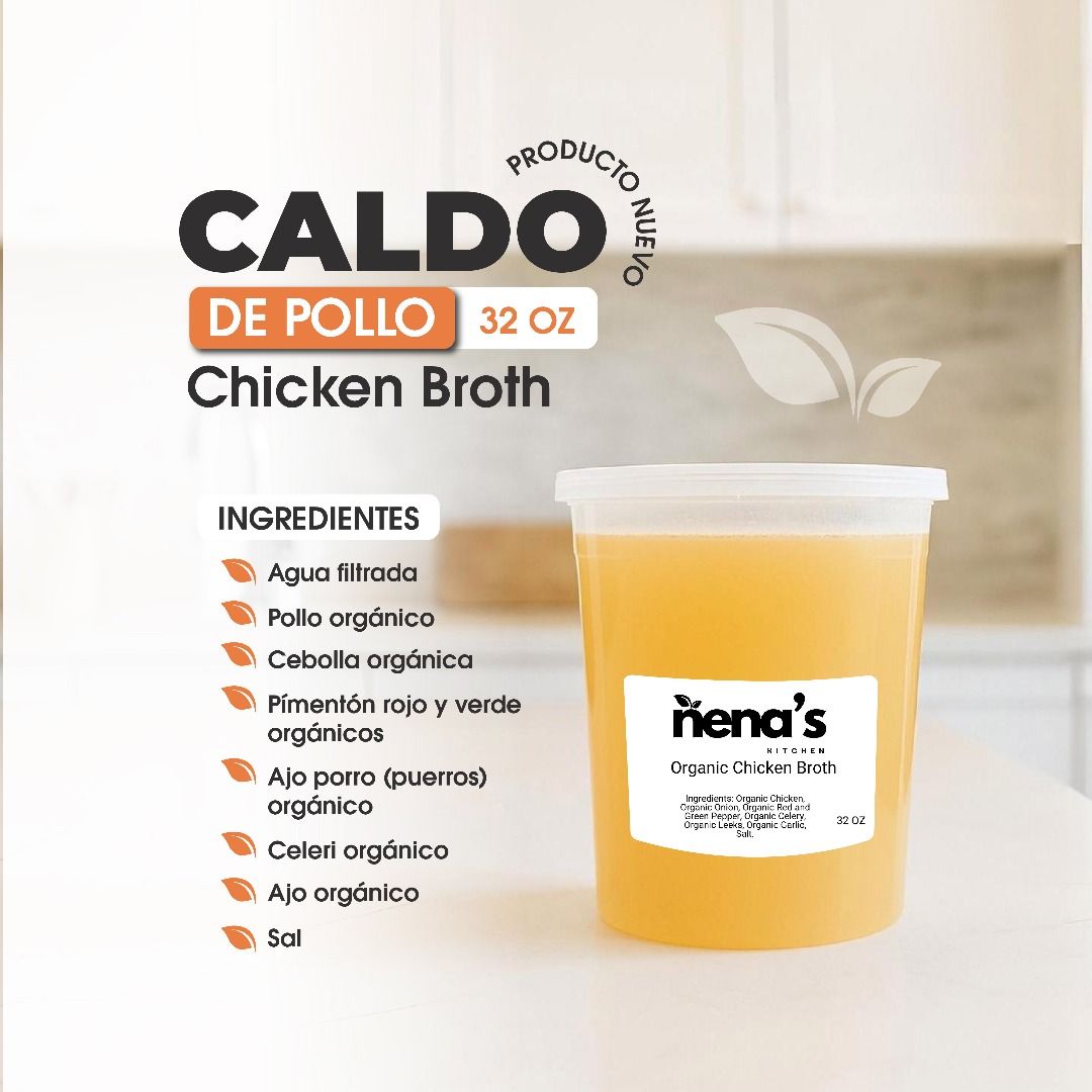 🥣 🐓 Caldo Concentrado de Pollo / Chicken Broth – 32 oz